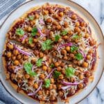 BBQ Chickpea Pizza Recipe