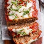 Italian Meatloaf with Marinara and Mozzarella Recipe