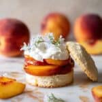 Brown Sugar Peach Shortcakes Recipe