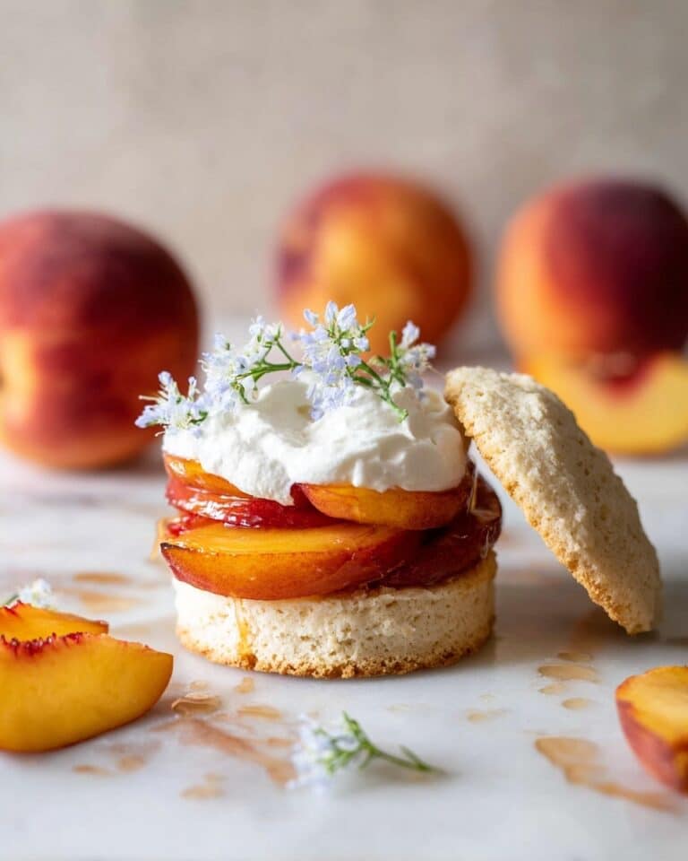 Brown Sugar Peach Shortcakes Recipe