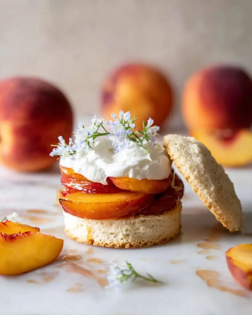 Brown Sugar Peach Shortcakes Recipe