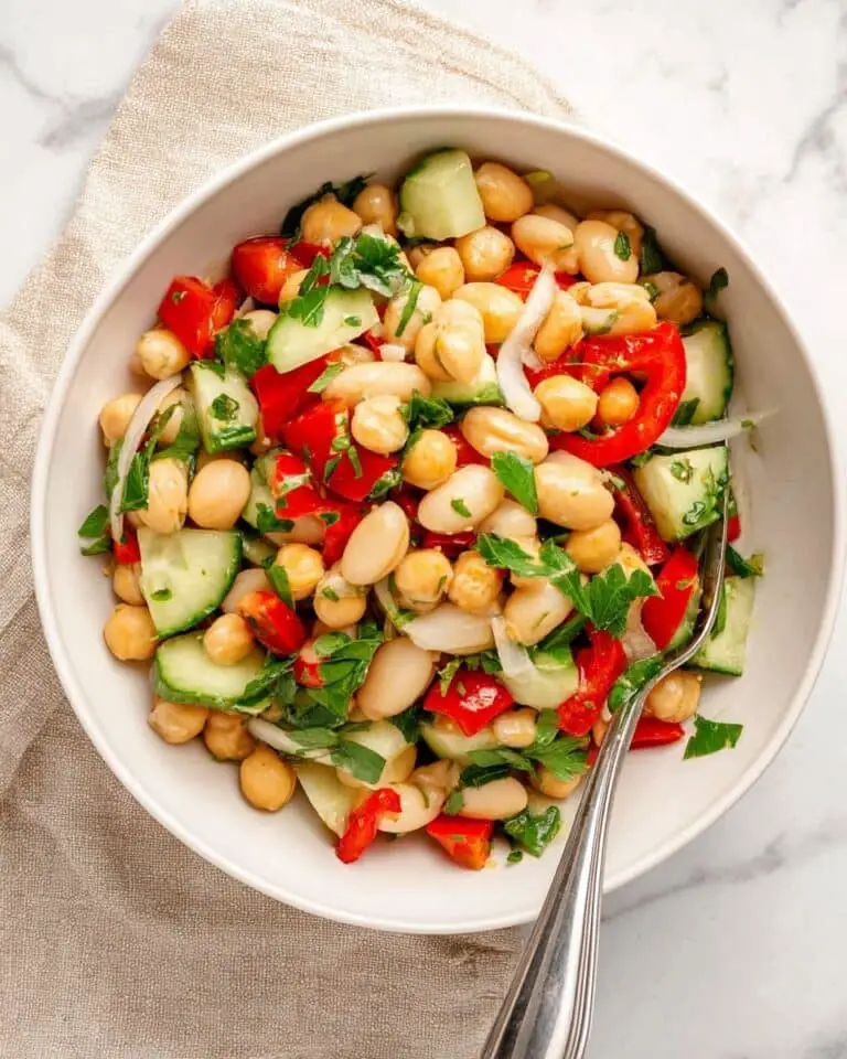 Fava Bean and Garbanzo Bean Salad Recipe
