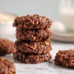 No Bake Protein Chocolate Oatmeal Cookies (Vegan & Gluten-Free) Recipe