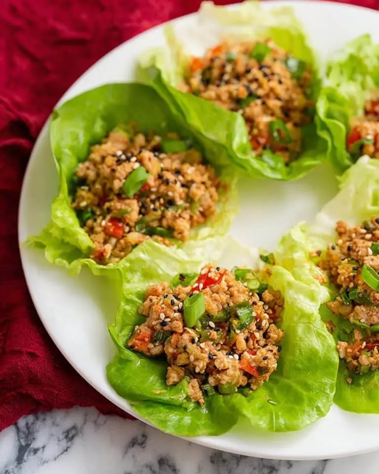Slow Cooker Asian Chicken Lettuce Wraps Recipe
