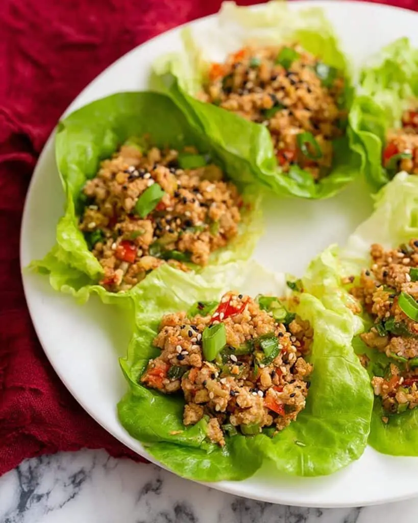 Slow Cooker Asian Chicken Lettuce Wraps Recipe