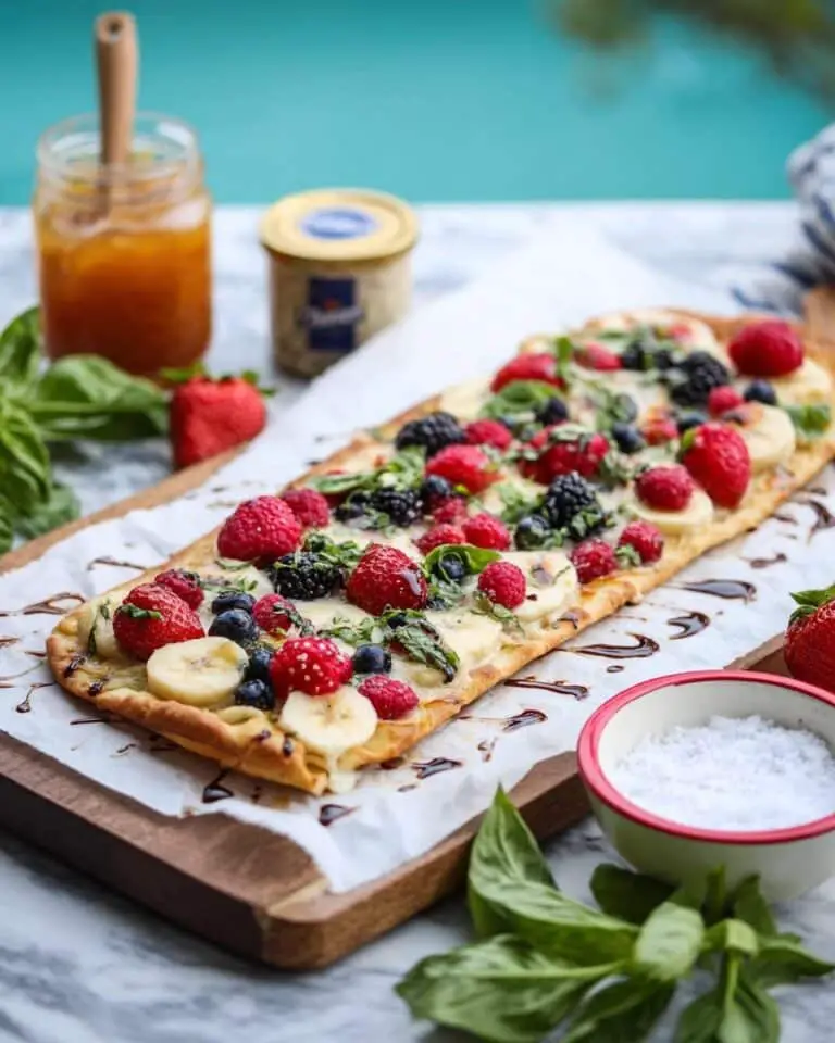 Berry and Brie Flatbread Recipe