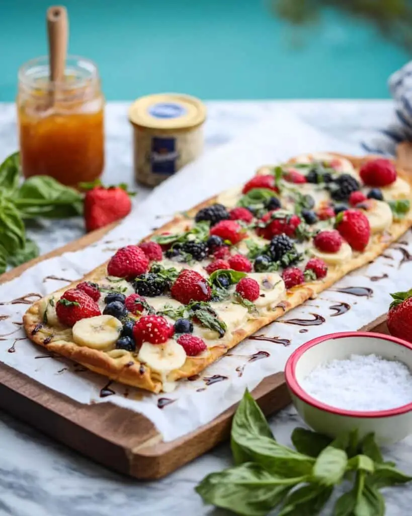 Berry and Brie Flatbread Recipe