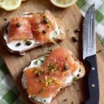 Smoked Salmon Tartines Recipe
