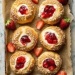 Strawberry Cheesecake Vatrushka Buns Recipe