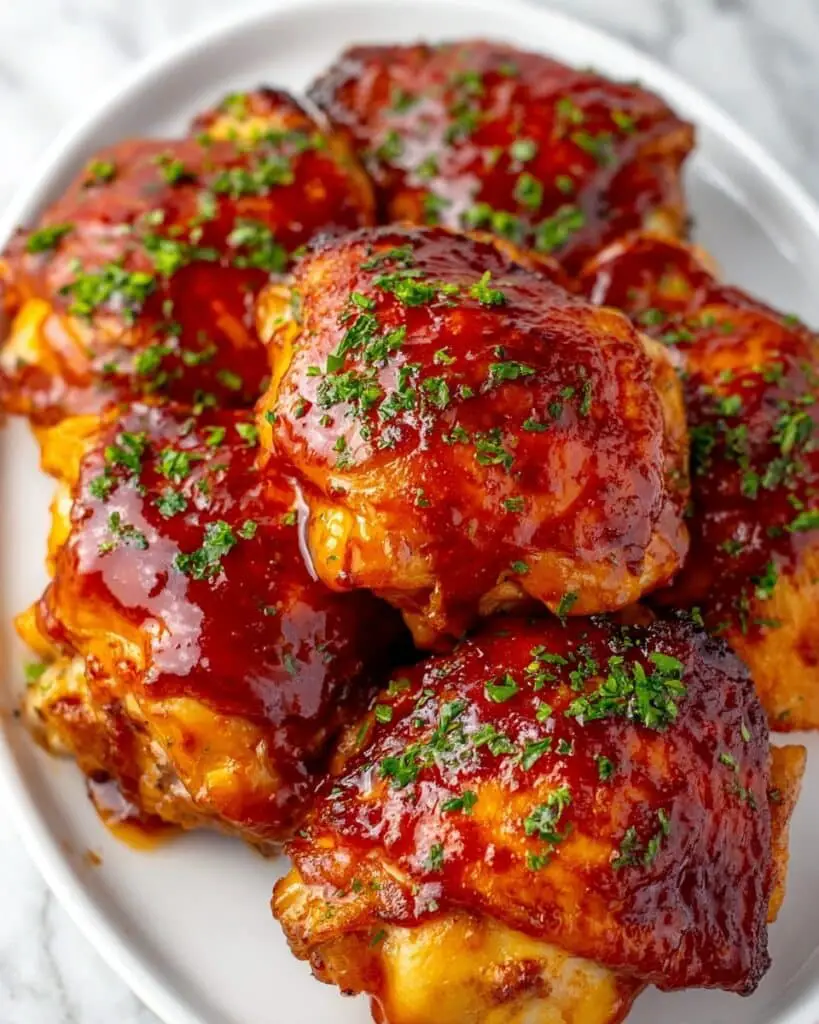Crockpot BBQ Chicken Thighs Recipe