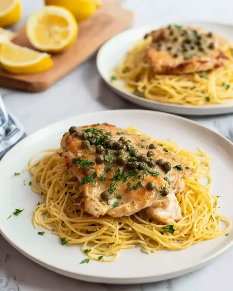 Crock Pot Lemon Italian Chicken with Capers Recipe