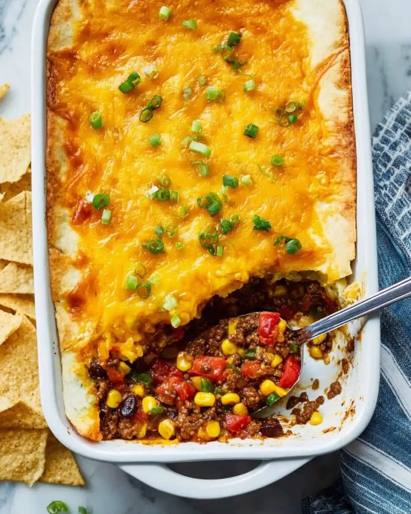 Crescent Roll Taco Bake Recipe