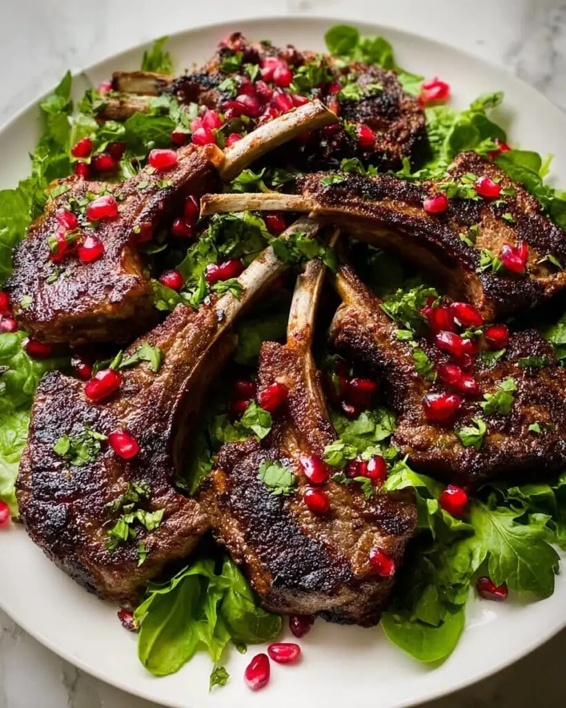 Grilled Lamb Chops with Pomegranate Glaze Recipe