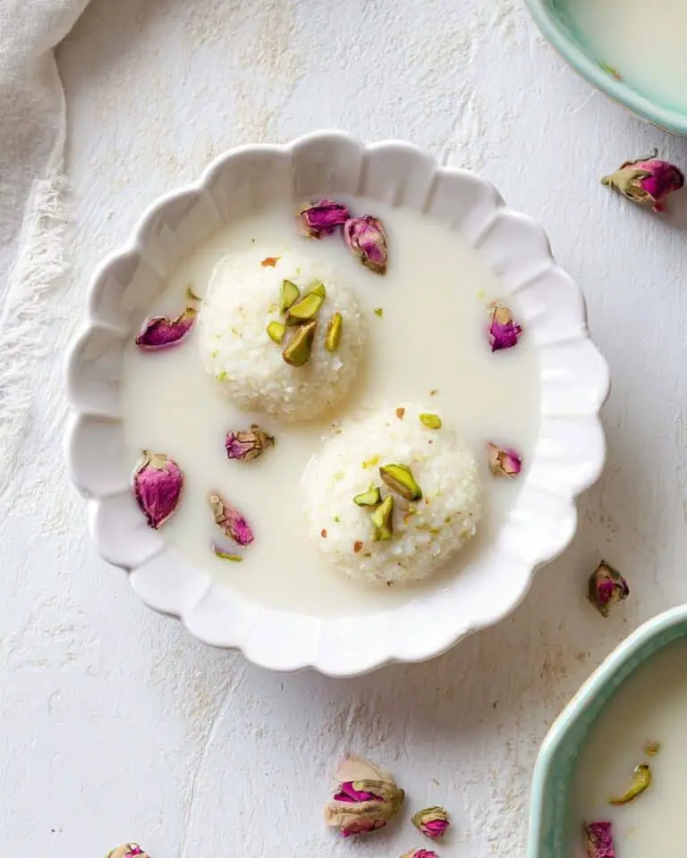 Soft 20-Minute Rasmalai with Milk Powder Recipe