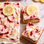 Strawberry Lemon Cake with Cream Cheese Frosting Recipe