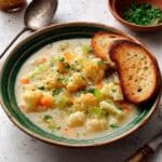 Creamy Cauliflower Soup with Cheddar and Hot Pepper Sauce Recipe