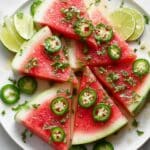 Spicy Watermelon Salad with Cilantro and Lime Recipe