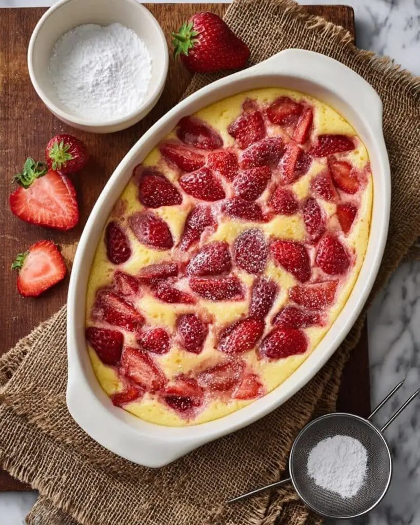 Strawberry Flaugnarde Recipe