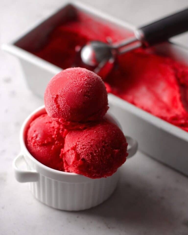The Easiest Blood Orange Sorbet Recipe