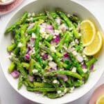 Asparagus Salad with Lemon and Feta Recipe