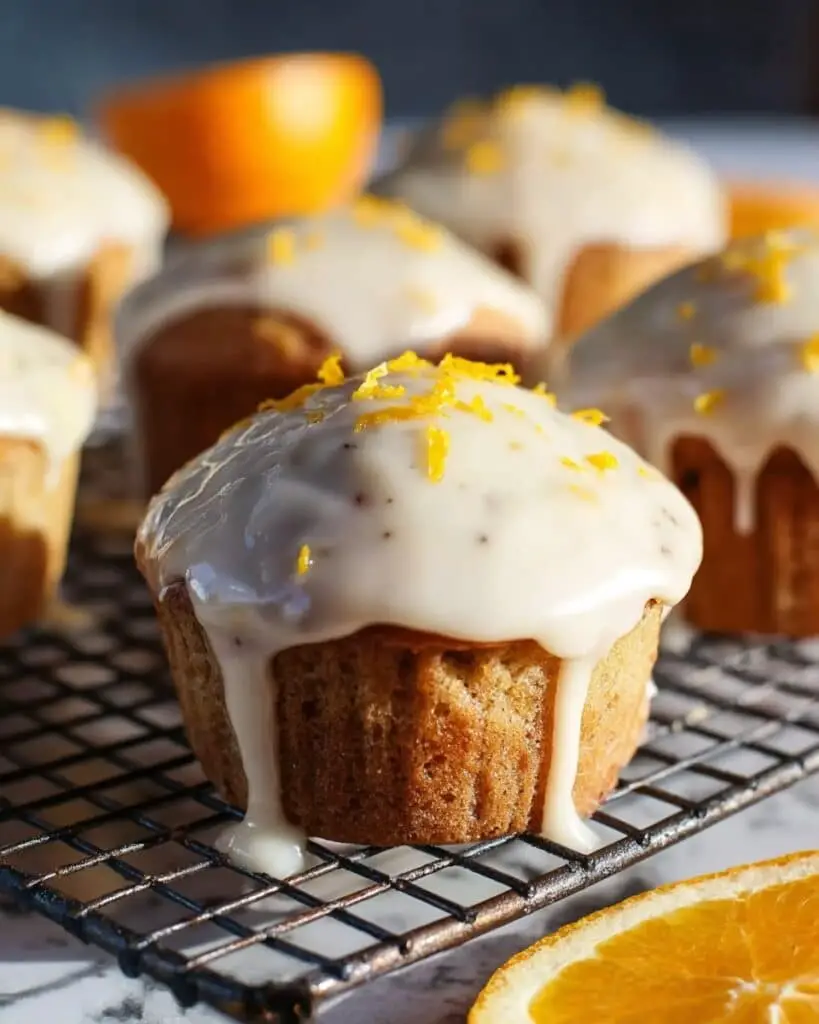 Orange Muffins with Citrus Glaze Recipe