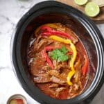 Slow Cooker Beef Fajitas Recipe