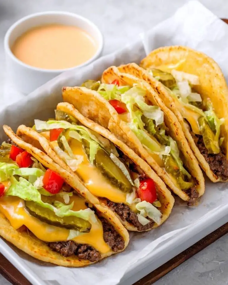 Smash Burger Tacos Recipe