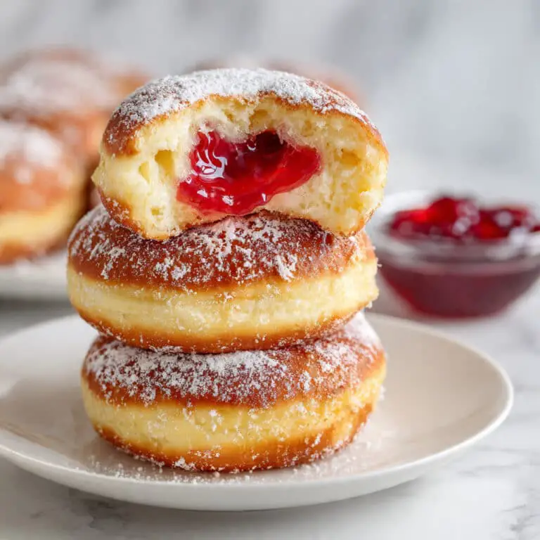 Classic Berliner Donuts Filled with Jam Recipe