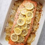 Baked Steelhead Trout with Garlic Lime Butter Sauce Recipe