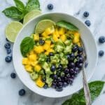 Mango Avocado Salad with Blueberries and Fresh Herbs Recipe