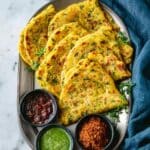 Moong Dal Chilla (Savory Lentil Pancakes) Recipe