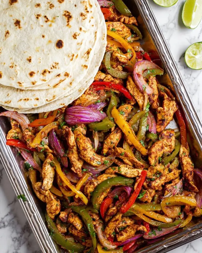Sheet Pan Chicken Fajitas Recipe