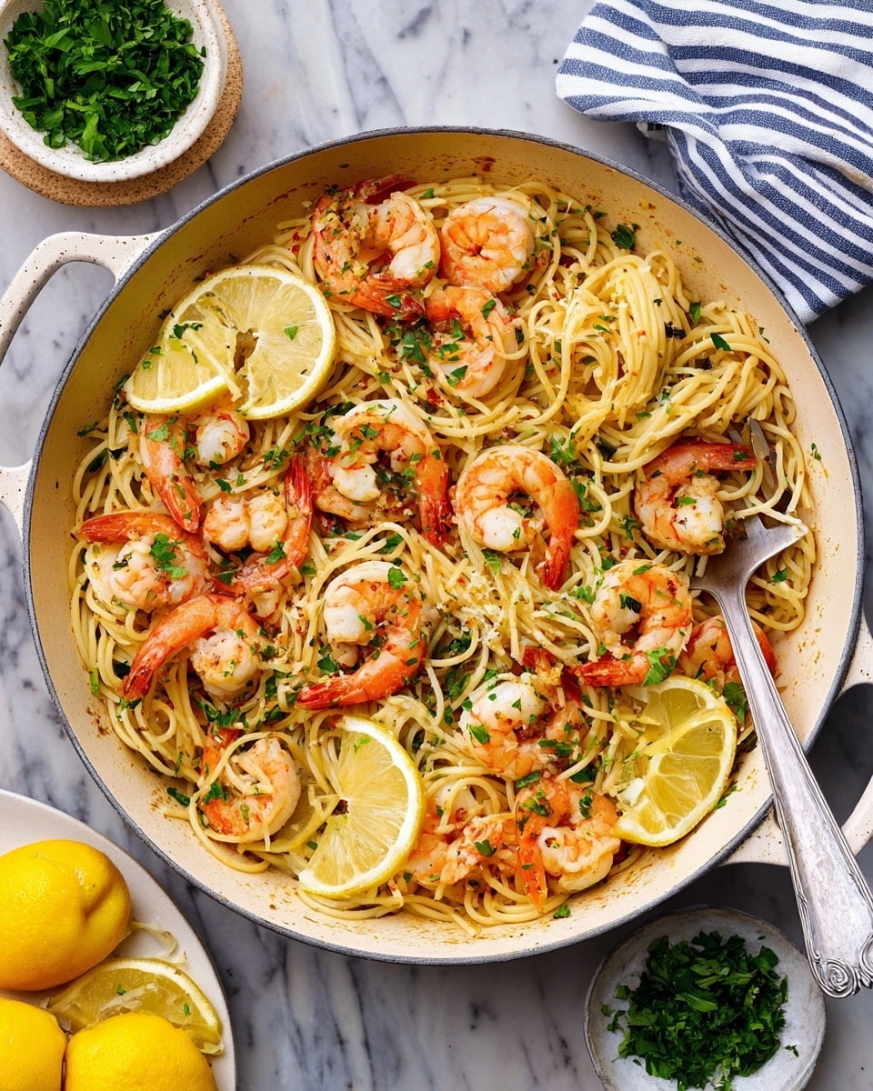 Shrimp Scampi with Lemon and Garlic Recipe