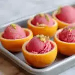 Pomegranate Lime Sorbet Recipe