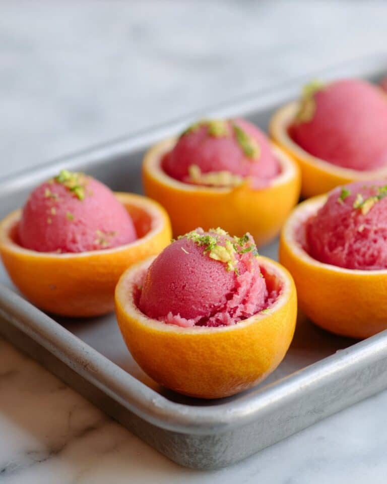 Pomegranate Lime Sorbet Recipe