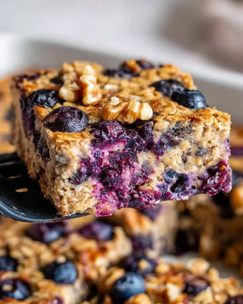 Blueberry Baked Oatmeal with Greek Yogurt Recipe