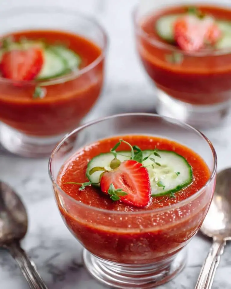 Spanish Strawberry Gazpacho Recipe