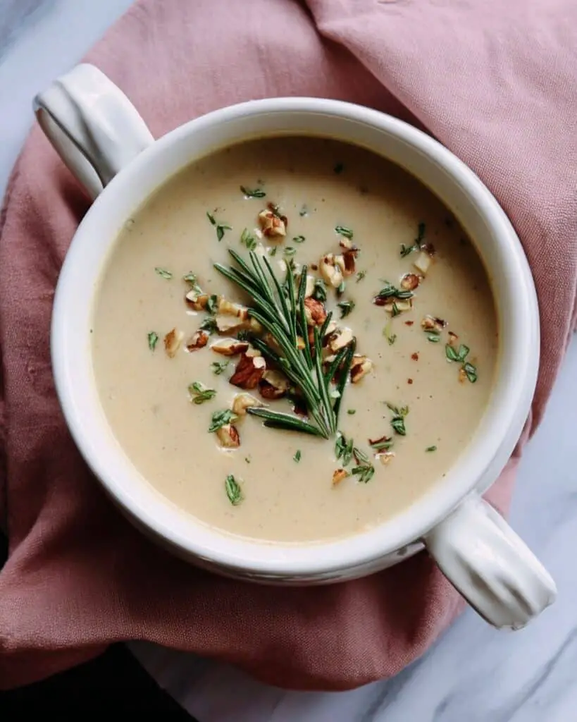 Hazelnut Parsnip Soup from Tangled Recipe
