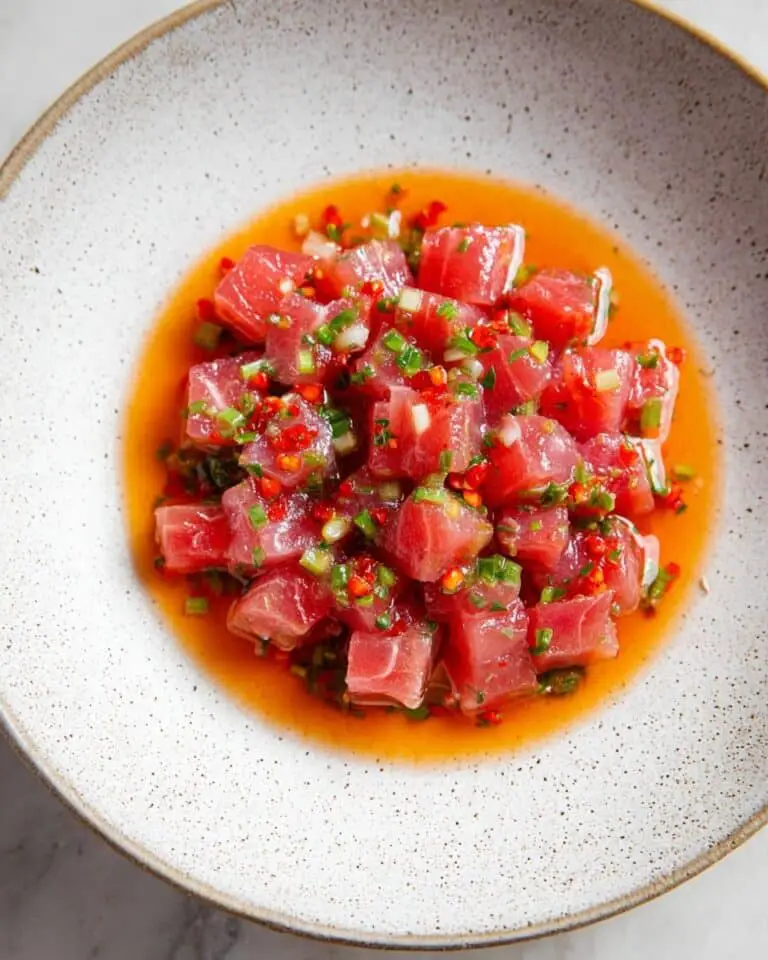Italian Tuna Tartare Recipe