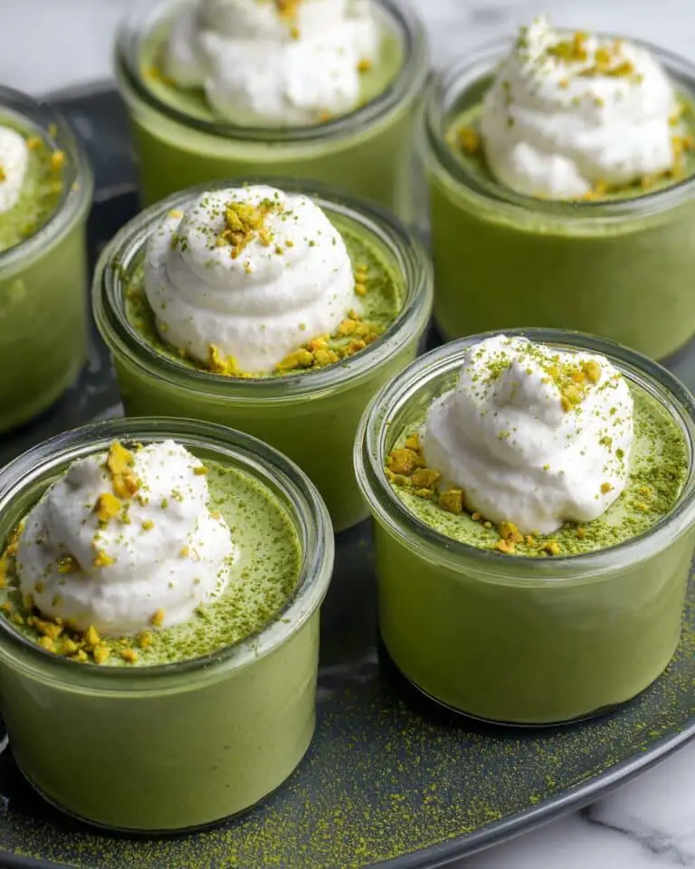 Easy Matcha Pudding (4 Ingredients) Recipe