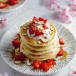 Fluffy Chewy Mochi Pancakes Recipe