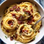 Creamy Roasted Garlic Butternut Squash Pasta Recipe