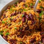 Kidney Beans and Rice Skillet with Shawarma Spices Recipe