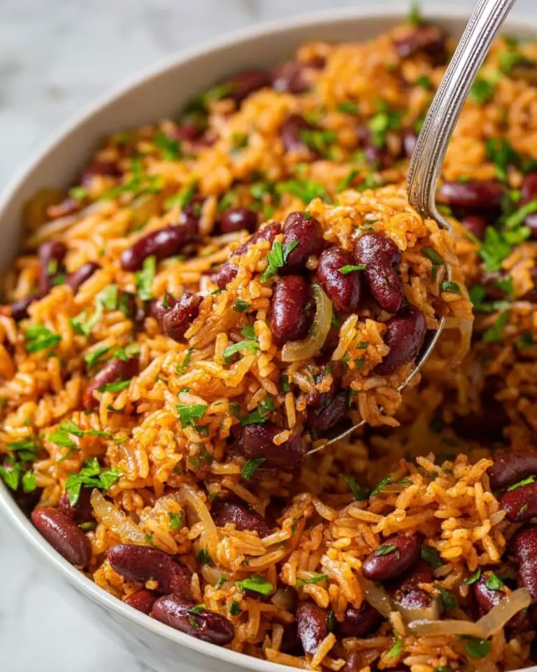 Kidney Beans and Rice Skillet with Shawarma Spices Recipe