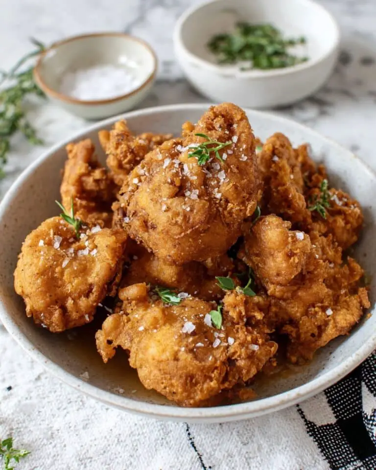 Crispy Fried Oyster Mushrooms with Herb-infused Coating Recipe