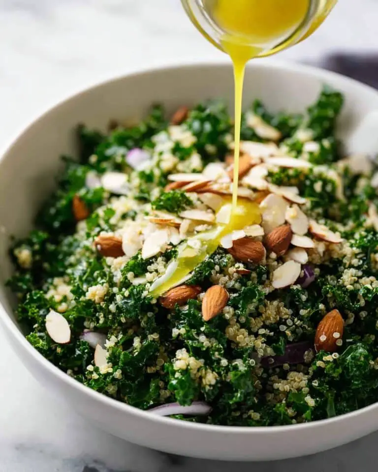 Kale and Quinoa Salad with Lemon-Dill Dressing Recipe