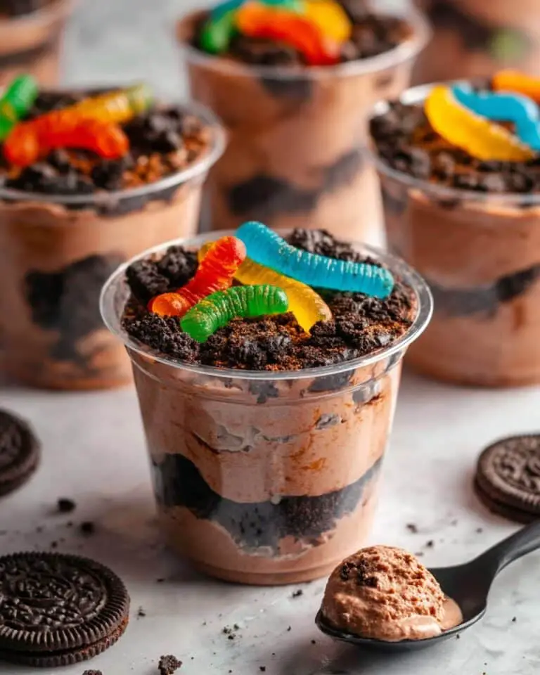 Oreo Dirt Cake Cups (Dirt Pudding) Recipe