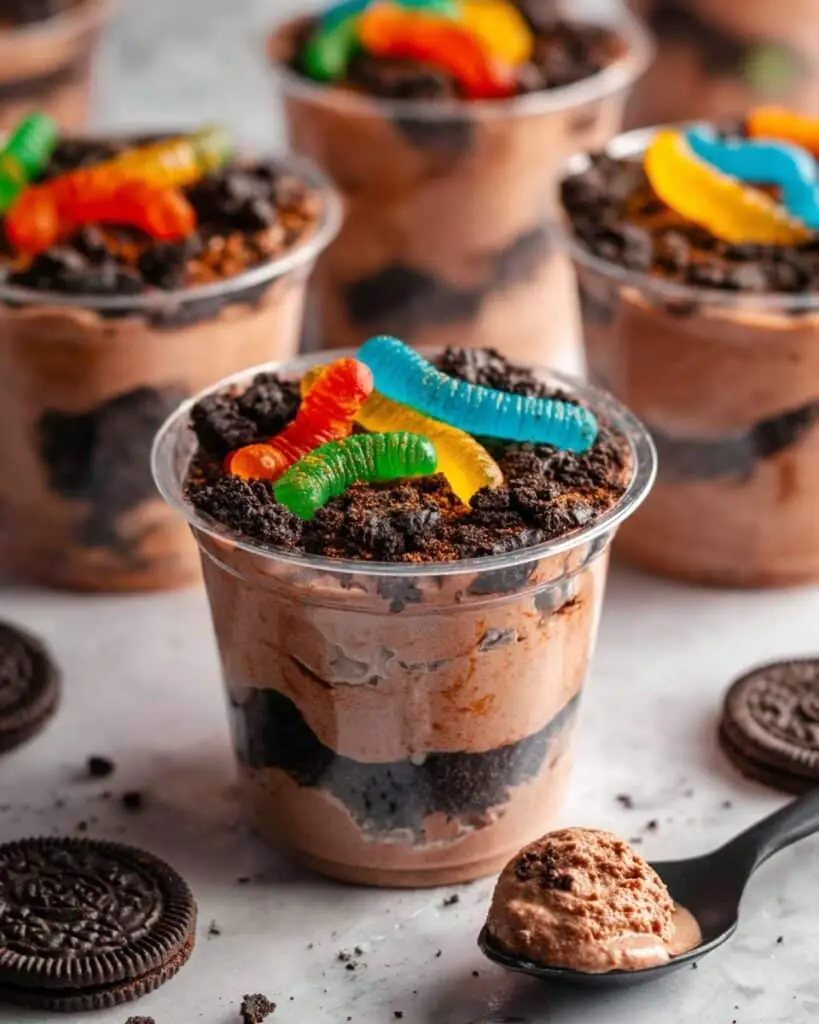 Oreo Dirt Cake Cups (Dirt Pudding) Recipe