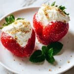 Cheesecake Stuffed Strawberries Recipe