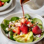 Strawberry Spinach Salad with Strawberry Balsamic Vinaigrette Recipe